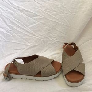 Gentle Souls Platform Sandals